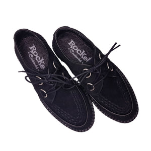 Creepers Rocket Black Suede