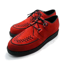 Cargar imagen en el visor de la galería, Creepers Rocket Red Suede