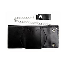 Cargar imagen en el visor de la galería, Cartera Biker Negra Pequeña