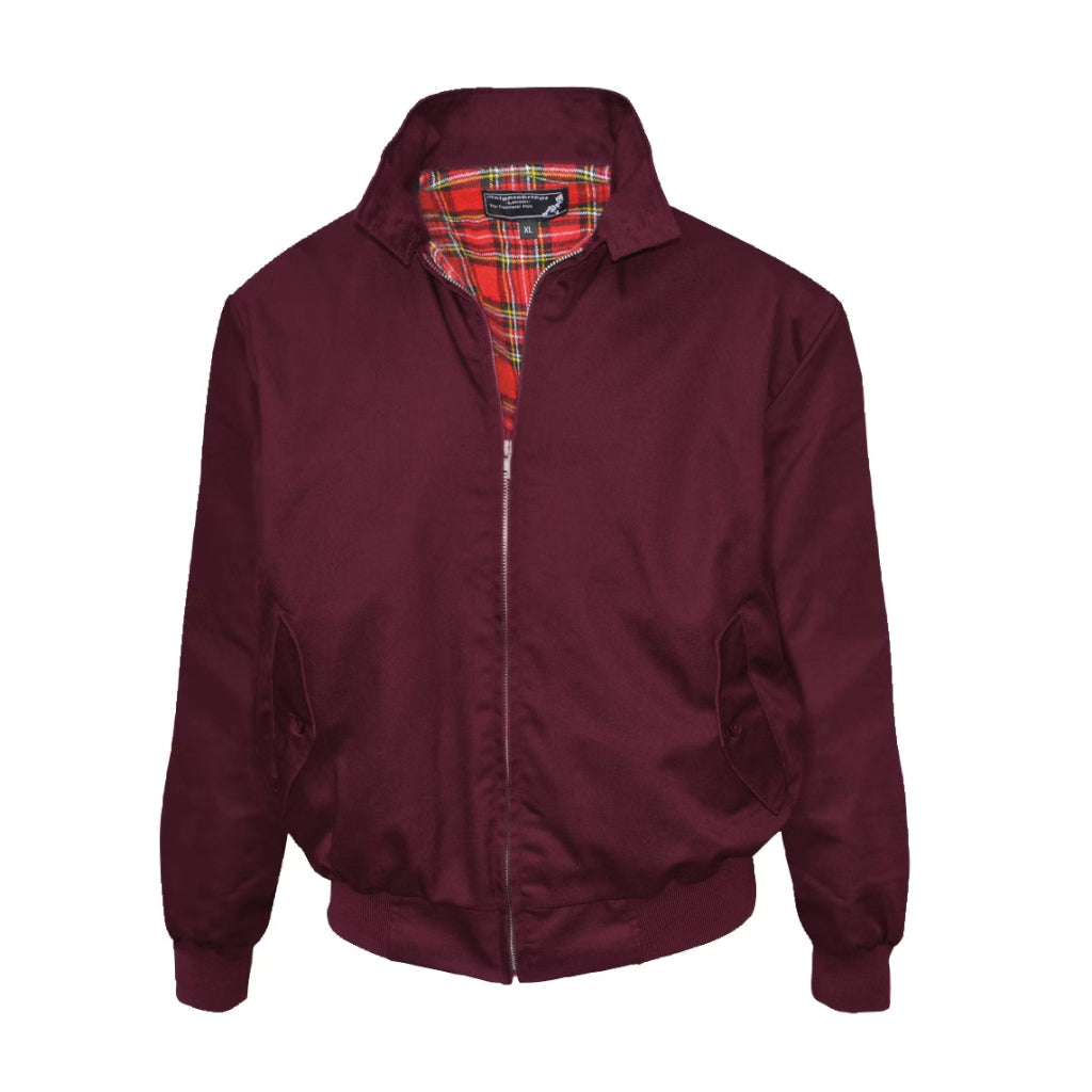 Chaqueta Harrington Burdeos