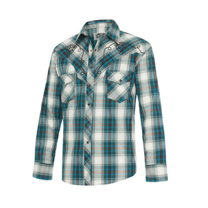 Camisa Western Jeff Blue