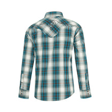 Cargar imagen en el visor de la galería, Camisa Western Jeff Blue
