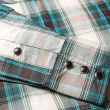 Cargar imagen en el visor de la galería, Camisa Western Jeff Blue