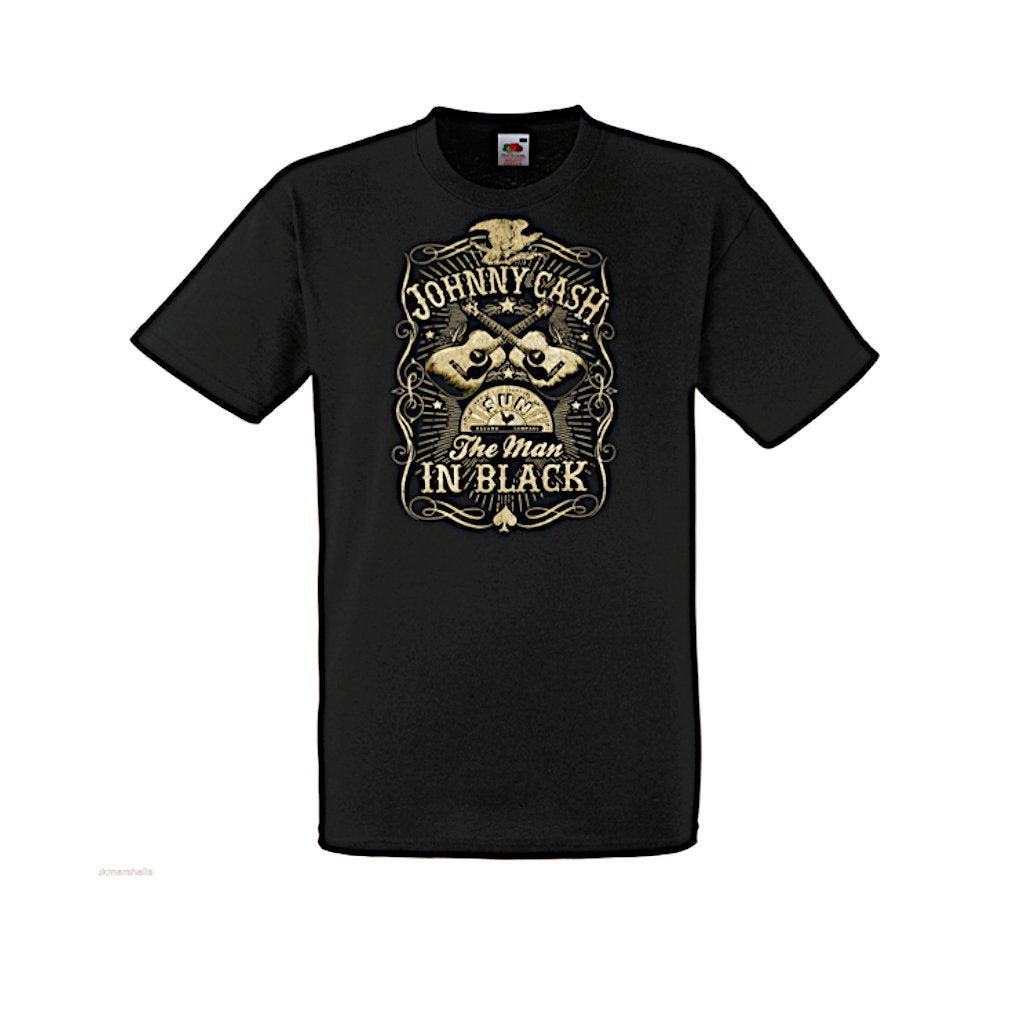 Camiseta Johnny Cash Man in Black