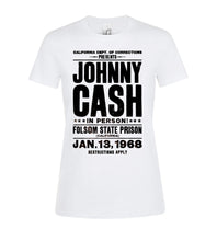 Cargar imagen en el visor de la galería, Camiseta Johnny Cash Folsom