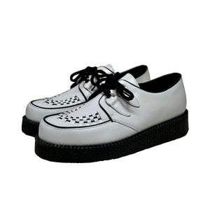 Creepers Single Sole White Leather