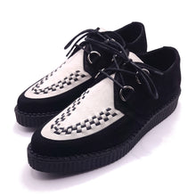 Cargar imagen en el visor de la galería, Boogies Rocket Black &amp; White Suede