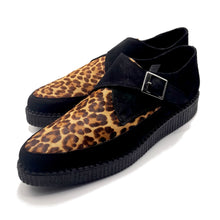 Cargar imagen en el visor de la galería, Boogies Rocket Black Suede &amp; Leopard