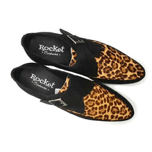 Cargar imagen en el visor de la galería, Boogies Rocket Black Suede &amp; Leopard