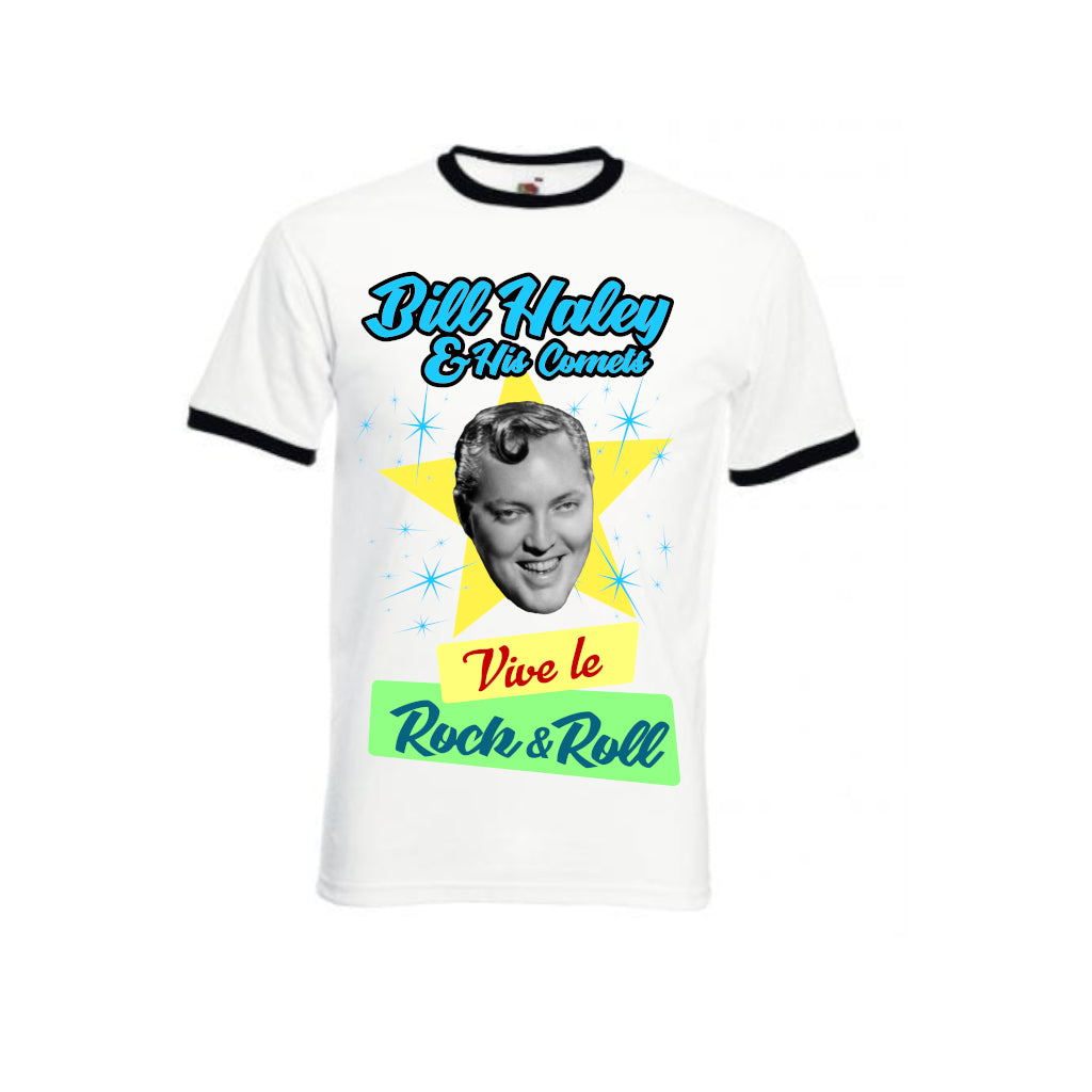 Camiseta  Bill Haley Vive le Rock & Roll