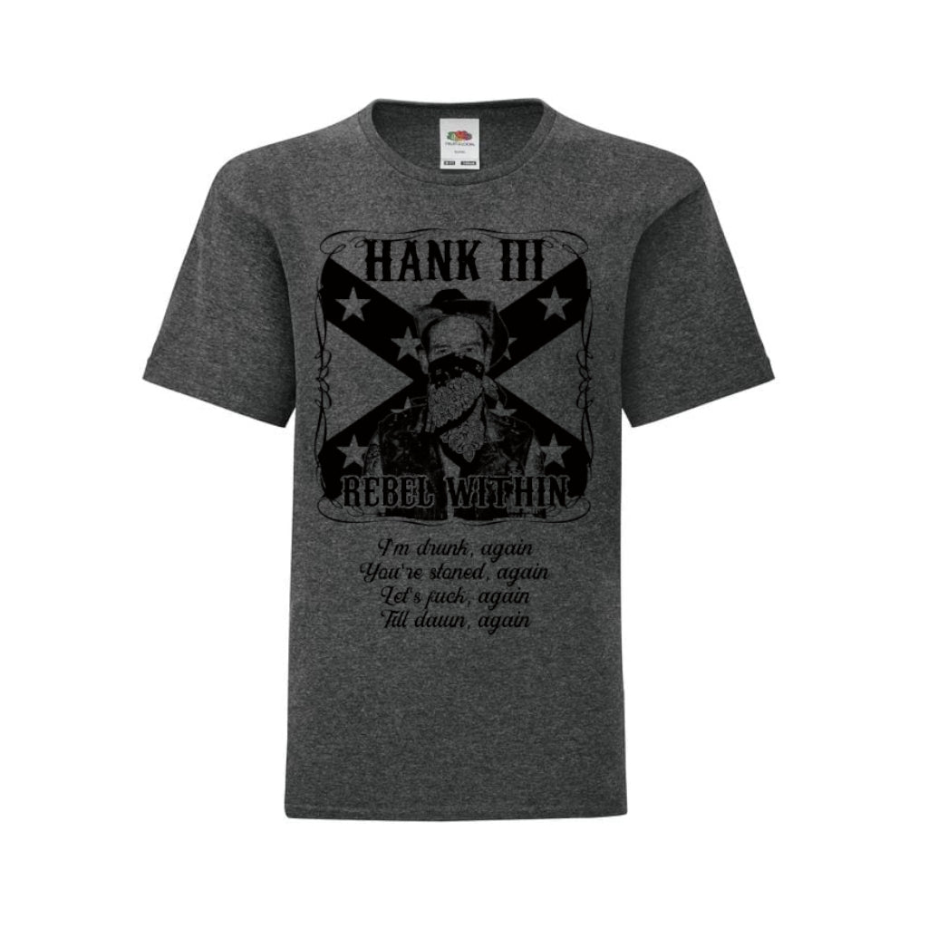 Camiseta Hank III Rebel Within Grey