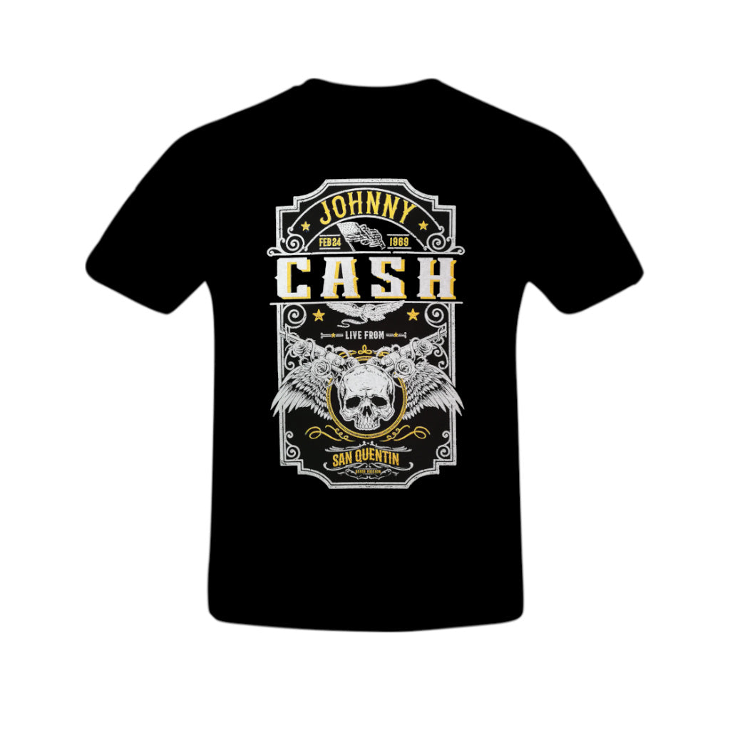 Camiseta  Johnny Cash St. Quentin