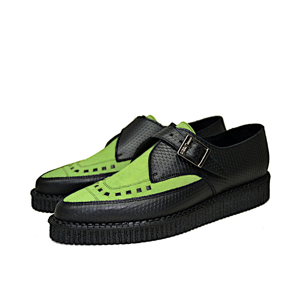 Pointed Creepers Black Snake and Lime
