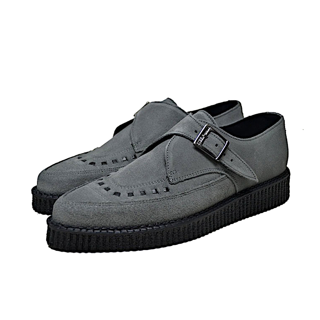 Pointed Creepers Grey Suede