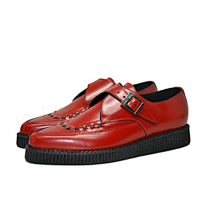 Pointed Creepers Red Leather