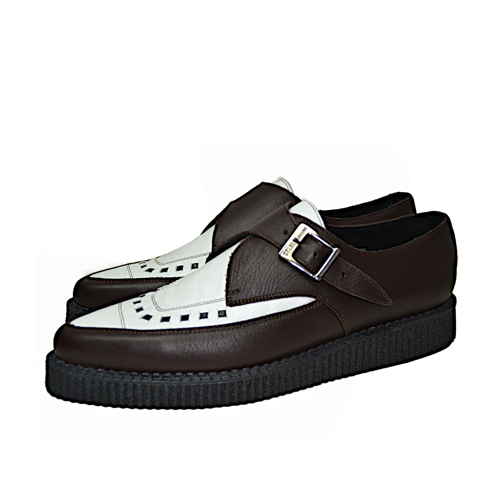 Pointed Creepers Brown & White