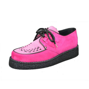 Creepers Fuxia and Pink Suede