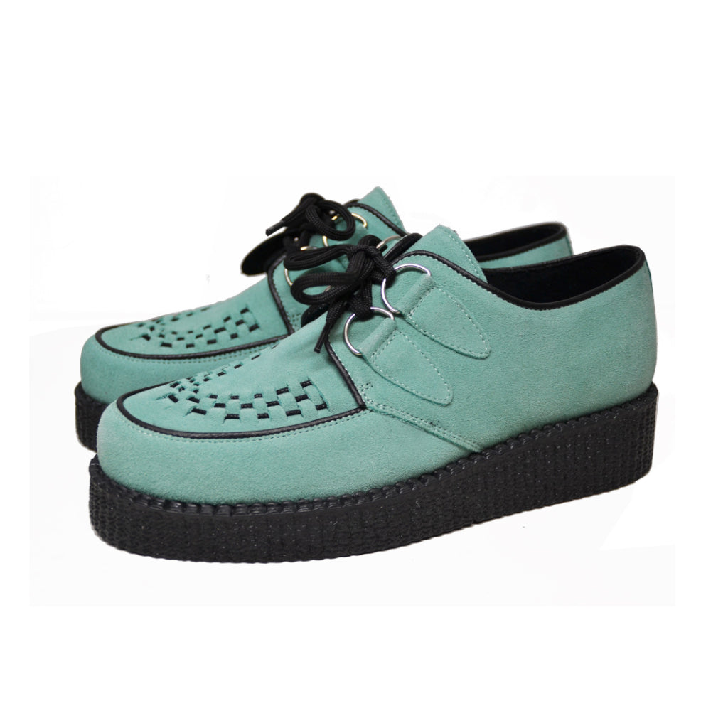 Creepers Lime Nobuck Leather