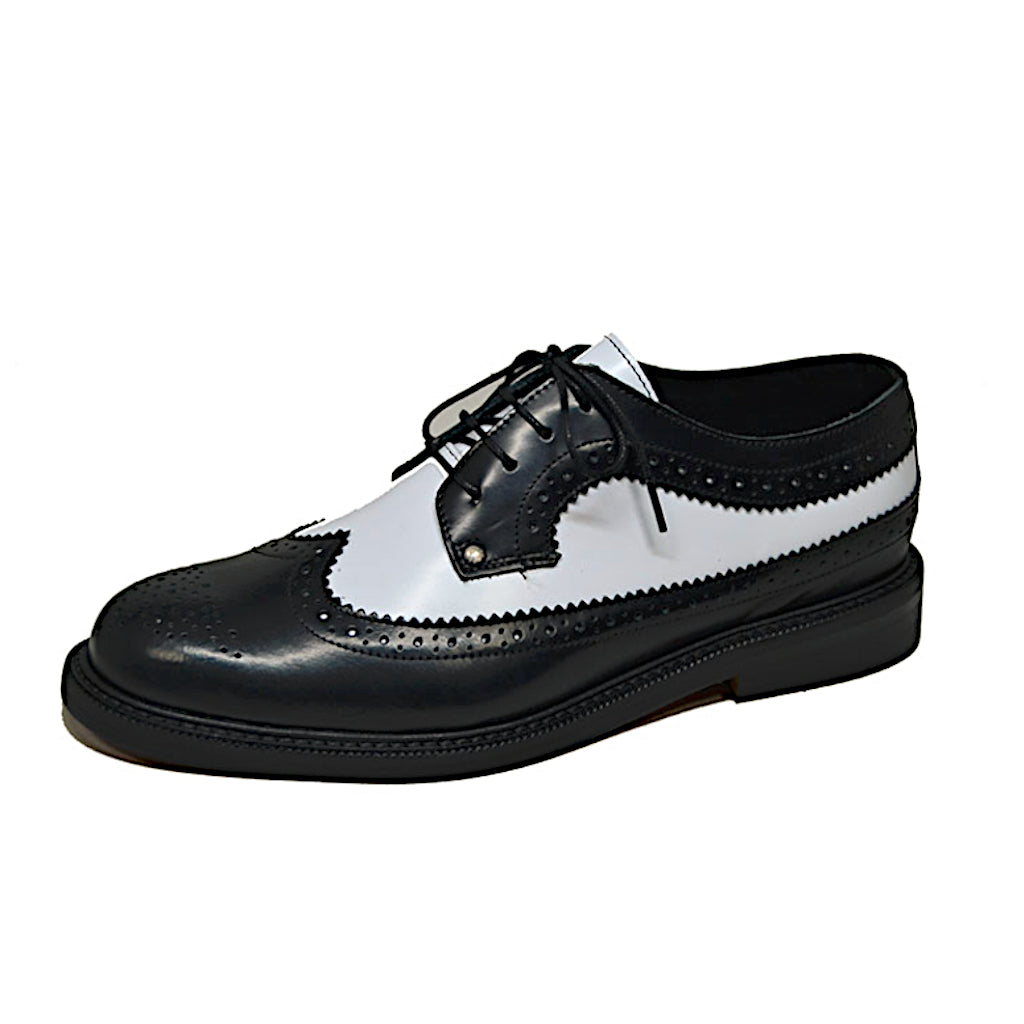Brogue Shoe Black and White