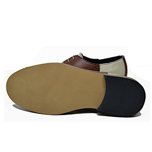 Saddle Shoe Beige and Brown