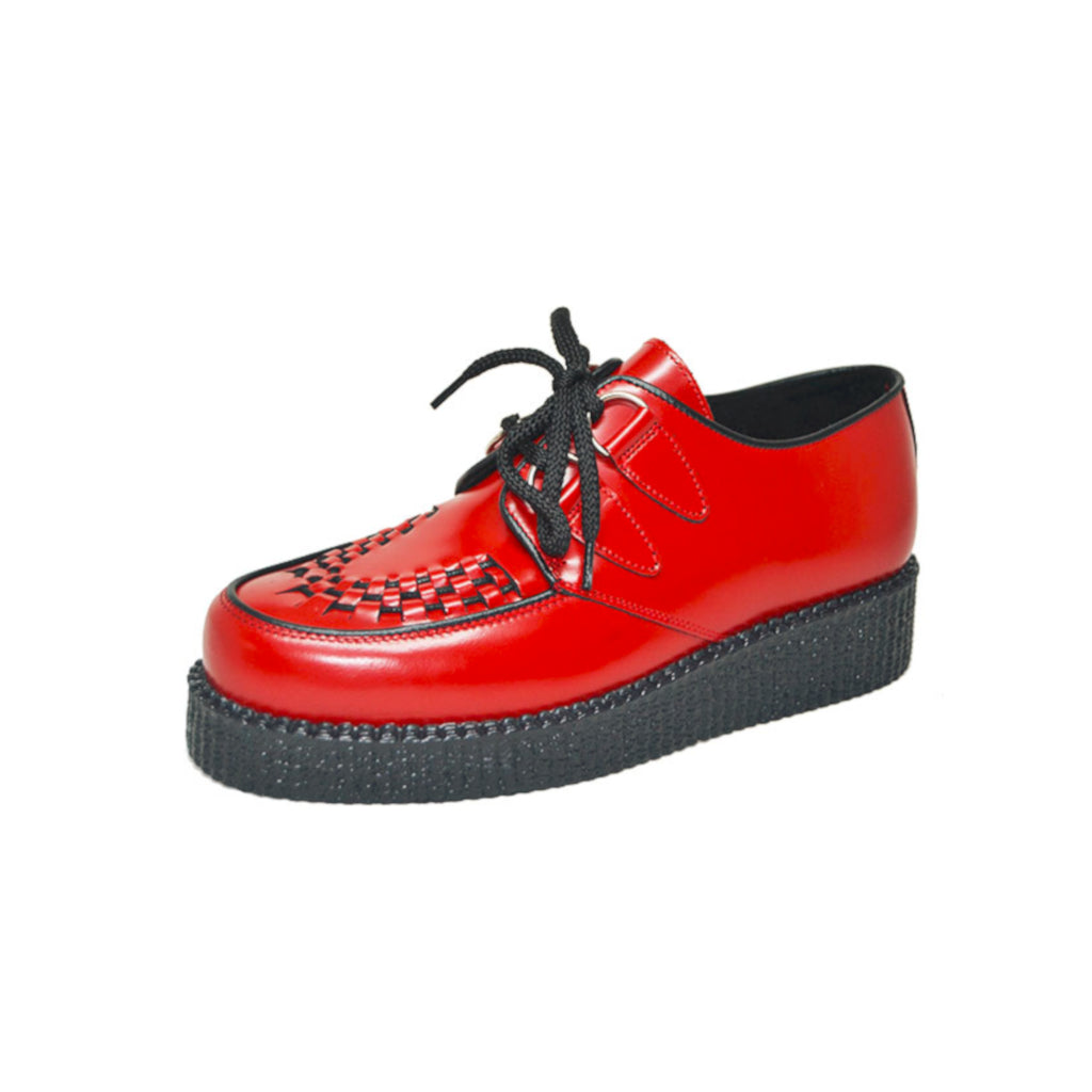 Creepers Red Box Leather